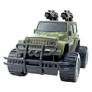 NH Laheri Pull Back Army Jeep Toy for Kids - Friction Power Toy Jeep for Kids Boys & Girls,Car Toy with Light & Sound Army Jeep Toys for Boys Plastic,MultiColor