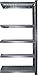 Produktbild Steckregal Super1 Anbauregal S1 2236x1085x400 mm 5 Böden Traglast 235 kg pro Boden Regal Schwerlastregal Metallregal Fachbodenregal