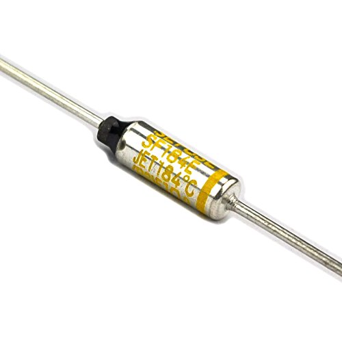 General 5 Pcs Fusible Térmico Microtemp Cutoff sf184e 184 °C, 250 V/10 A, sefuse
