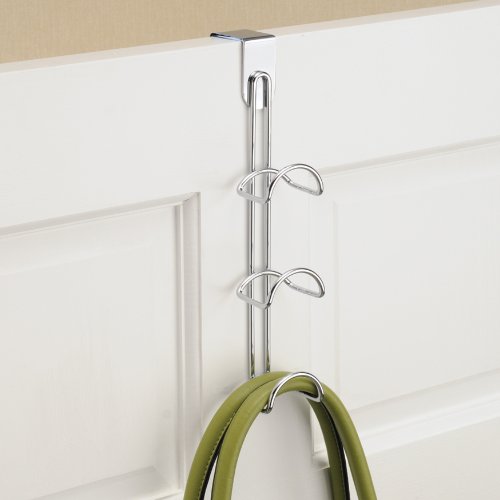 InterDesign 06580EU Classico Handtaschenhalter zum Hängen über die Tür, Chrom - 2