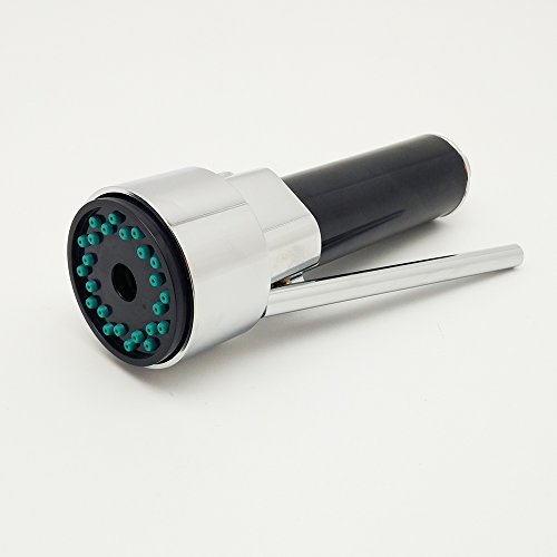 INCHANT Moderne Badezimmer-Küche-Wannen-Hahn-Pull-Out-Down-Spray-Kopf Universal 1/2-Zoll Fitting-Hahn-Kopf-Ersatzteil, Chrom-Finish - 6