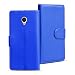 Produktbild HTC One Mini, M4 Bookstyle Hülle, Conie Mobile PU Leder Schutzhülle Handytasche Bookcase Tasche Premium Klapphülle in Blau