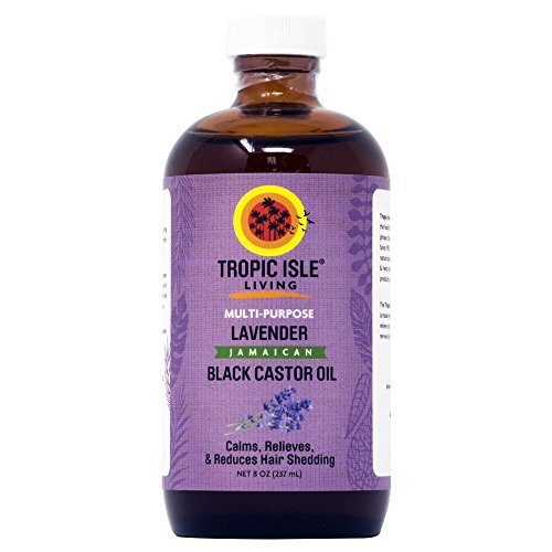 Lavender Jamaican Black Castor Oil 8 Oz by Tropic Isle Living