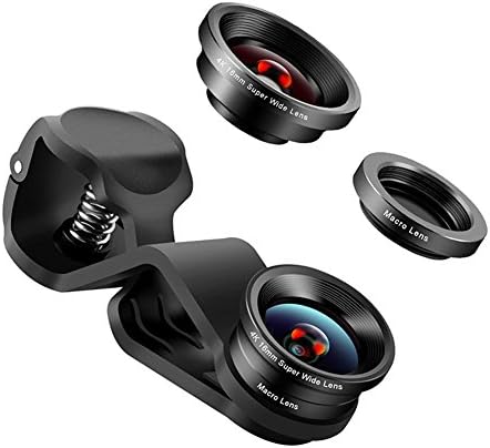 CHAOYUAN Camera Telephoto- 15X Macro Lens HD SLR Camera & 0.45X Wide Angle -Stainless Optical Glass,25*17*13Mm Smartphones Universal