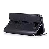 BONROY® Samsung Galaxy J5 Prime Hülle ,Maple Leaf Prägemuster Folio Schutzhülle Tasche PU Leder Schale Tasche Magnet Silikon Back Cover Etui Standfunktion Handytasche Slim-Schutzhülle Mit Karten /Geldscheinfach Handy Etui Flip Tasche Für Samsung Galaxy On5 (2016)/ J5 Prime - 
