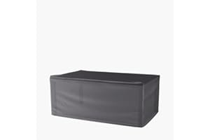 PACIFIC LIFESTYLE Platinum AeroCover For Outdoor Tables | Waterproof Breathable Fade Resistant Cover for Rectangle Garden Tables | Strong Lightweight Rip-Stop Polyester Cover for Patio TablesW180xD110xH70cm