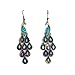 Price comparison product image Gleader New Lady Vintage Retro Blue the Prancing Peacock Earrings