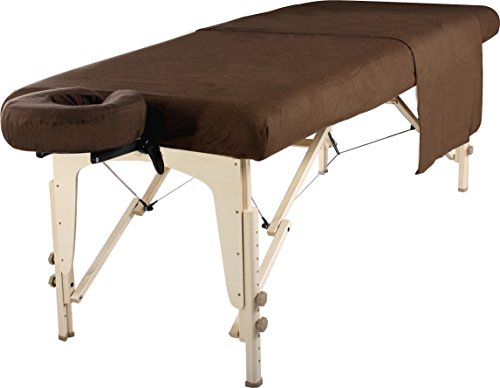 Preisvergleich Produktbild Master Massage Deluxe Massageliegen-Set, Flanell, 3-teilig, Schokoladenbraun