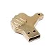 Produktbild kingko Flash Laufwerke Speichersticks USB 2.0 8GB/16GB/32GB/64GB Flash Drive Memory Stick Speicher-Stift-Disk Digital U Disk (Gold 16GB)