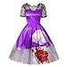 Produktbild Luckycat Weihnachten Damen Kurzarm Spitze Patchwork Druck Vintage Kleid Partykleid Abendkleider Cocktailkleid Partykleider Blusenkleid Mode 2018