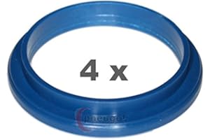 4 x pneugo! Bagues de centrage pour jantes alu 72.2 mm - 57.1 mm