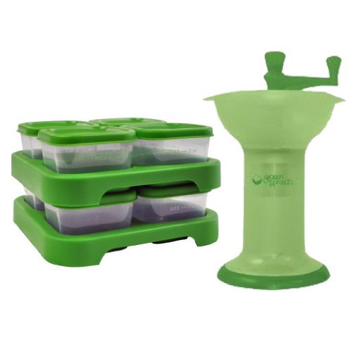 Green Sprouts Food Mill with Baby Food Storage Trays