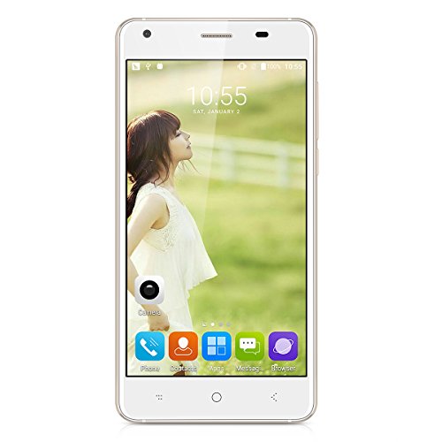 spécifications Landvo XM200 Pro 4G Smartphone Android 6.0 Quad Core 5.0” IPS HD Ecran 2GB RAM + 16GB ROM Dual SIM Smart Wake FM GPS WIFI - Blanc
