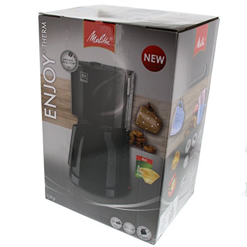 Melitta, Filterkaffeemaschine mit Thermkanne, Patentierter Aromaselector, Automatische Endabschaltung, Schwarz, ENJOY Therm, 214488 - 7