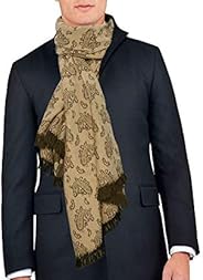 Remo Sartori - Sciarpa Stola Uomo Invernale 50% Lana 50% Cachemere, Made in Italy