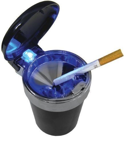 Zone Tech Car Led Smokeless Ashtray
