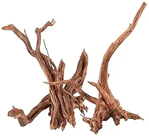 DEZIINE1 Pcs Aquarium Driftwood, Spider Wood Sinkable Driftwood for Fish Tank Decorations Natural Branches for Reptile