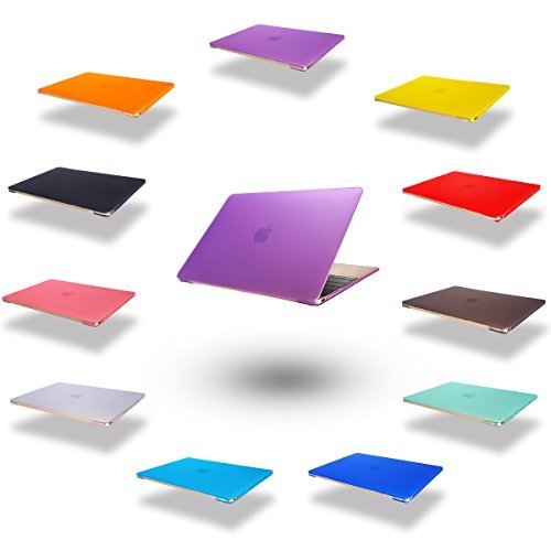 Elegantes und leichtes Cover Ultra Dünn Schutz Hülle Case Cover Schutzabdeckung Hardcase Notebook Hülle Hartschale Etui für Apple Macbook Air 13.3 Zoll(Modellnummer:A1369/A1466/760) in lila