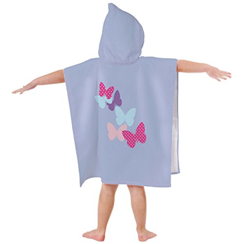 Disney Fairies 042372 Badeponcho Rossignol, Baumwolle velours, 60 x 120 cm - 2