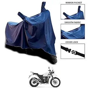 ANTHUB Water Resistant Body Cover for Royal Enfield Himalayan UV Ray Protection Dirtproof Dustproof (PR-D500 Blue)