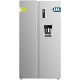 Cecotec American Refrigerator 559L Total No Frost with Water Dispenser Bolero CoolMarket SBS 559 Stainless Steel C. Height 17