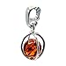Produktbild Hanger Sterling Zilver met Amber Kogel