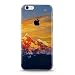 Produktbild Iphone SE, 5S & 5 Landschaft-Handyhülle mit verschneitem Berg Design | Berg mit Schnee und Sonne | Wolken und Winter | Gletscher und Schneefall | Sonnenaufgang | Handy-etui mit Motiv | TPU-Bumper | Natur Scenery Soft Case | hochwertiges Cover für den optimalen Schutz ihres iPhones von SphinxGear (Alpen mit Schnee)