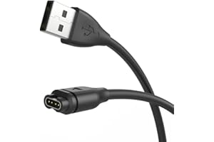 TWINKLEHOM Watch Charger for Garmin Fenix 8/E/7/7S/7X/7 Pro/7X Pro/7S Pro/6/6 Pro/6S/6S Pro/6X Pro/5S/5S Plus/5/5 Plus/5X/5X Plus, Replacement USB Charging Cable for Fenix 7/6/5 Solar/Sapphire/Standard (100cm)