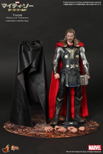 Hot Toys 1:6 Scale Movie Masterpiece Series the Dark World Thor 2 Figure