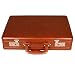 Leather World Tan High Quality PU Leather 17 inch Expandable Briefcase cum Office Bag RS.3199.00