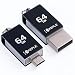 Produktbild 64GB USB Flash Drive Stick OTG Micro USB Kompatibel mit Xiaomi Mi A1 Mi A2 Mi A2 Lite, Mi Mix 3, Redmi 5 Plus Redmi Note 5 Redmi 7 Redmi Go | 64 GB Speicherstick Sticks PenDrive | zu Handy PC