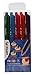 Produktbild Pilot Frixion Tintenroller, radierbar, Schwarz 5-teilig Orange/Light Blue/Green/Purple/Pink