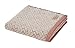 Produktbild möve Spa Duschtuch Rhomben mit Hoch - / Tief- Struktur 80 x 150 cm aus 80 % Baumwolle / 20 % Leinen, nature / sienna