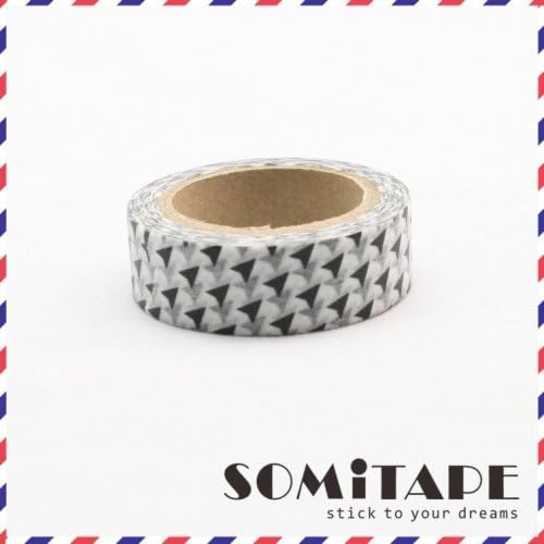 Small Black Arrows Washi Tape, Craft Decorative Tape