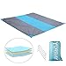 Produktbild Yorbay Stranddecke Pinickdecke 200x200cm, wasserdicht und sandabweisend, mit Tragetasche und Heringen