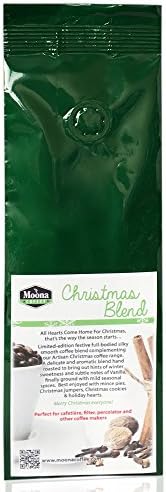 Christmas Coffee Blend - Artisan Hand Roasted Premium 100% Arabica Coffee delicately Blended with Christmas Spices. Suitable for Most Coffee Makers 227g (Green)