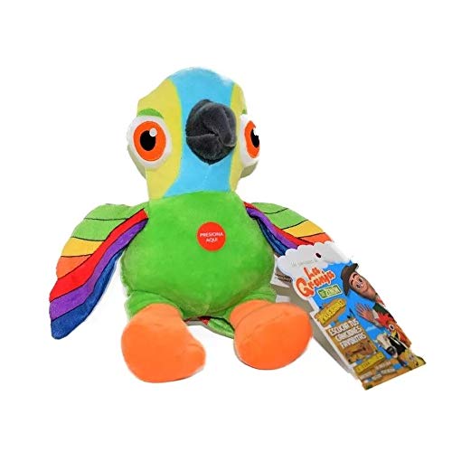La Granja de Zenón - Peluche Musical Lorito Pepe (Bandai 80012)