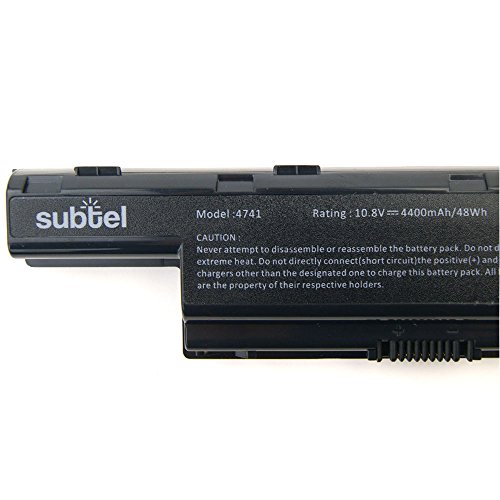subtel® Qualitäts Akku für Packard Bell EasyNote LE / LM / LS / NM / NS / TK / TM / TS / TSX (4400mAh) AS10D(…) TE11HC - 4
