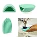 Hotrose®Cosmetic Makeup Brush Foundation finger glove Silicone Hand Cleaning Tools(light green)