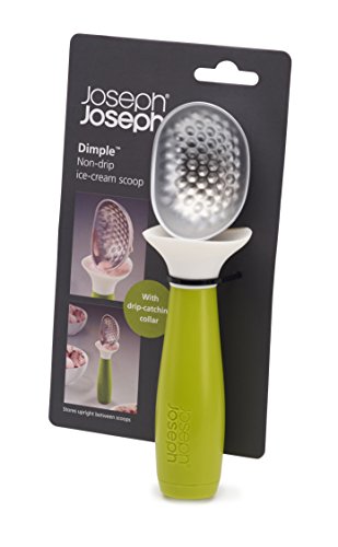 Joseph Joseph 20046 Dimple Tropffreier Eisportionierer Legierung, 5,2 x 5,2 x 18,2 cm, grün - 4