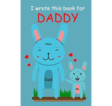 personalized book for dad from daughter