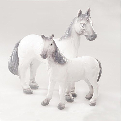 Natural non-toxic safe rubber toy set Horse &amp; Foal suitable from birth