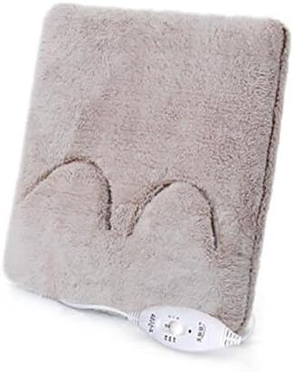 D&amp;F Heated Electric Blanket, Removable Warm Hands And Feet Po Plush Electric Heating Mat , gray
