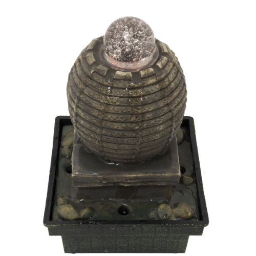 Heitronic LED Zimmerbrunnen Neapel, Glas/ Kunststoff, 35021