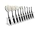 Demarkt 10pcs Toothbrush Style Eyebrow Brush Foundation Eyeliner Pro Makeup Brushes Display Shelf (Sold without Brush)