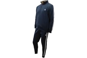 NavyBlue Yacht - Tuta Uomo in Cotone French Terry - Full Zip in Felpina Leggera, Ideale per la Primavera e l’Autunno. Taglie Oversize