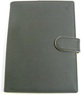 Block Agenda Mobile 2018 in PU, Closure with Button Sky F. to 14.5 x 20.5 cm Daily Grey Art.215535 F-nr