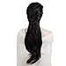 DAOTS 28" Wig Long Heat Resistant Big Wavy Hair Women Cosplay Wig (black)
