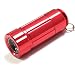 Produktbild Mini USB wiederaufladbar Keychain Taschenlampe, KENO zwei Farben Aluminium LED Schlüsselanhänger Handlampe(Rot)