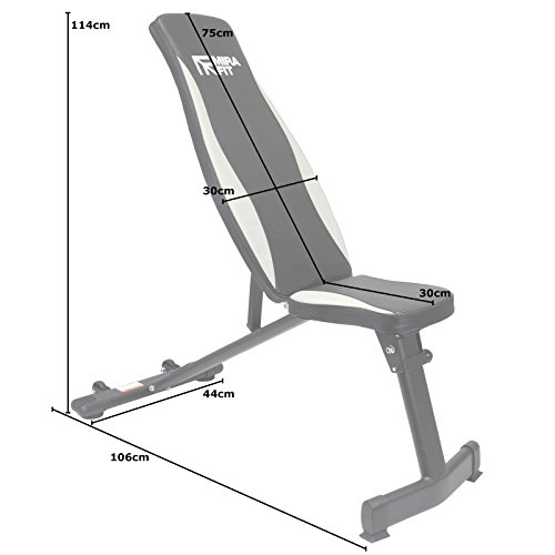 MiraFit – Klappbare Hantelbank – komplett verstellbar - 7